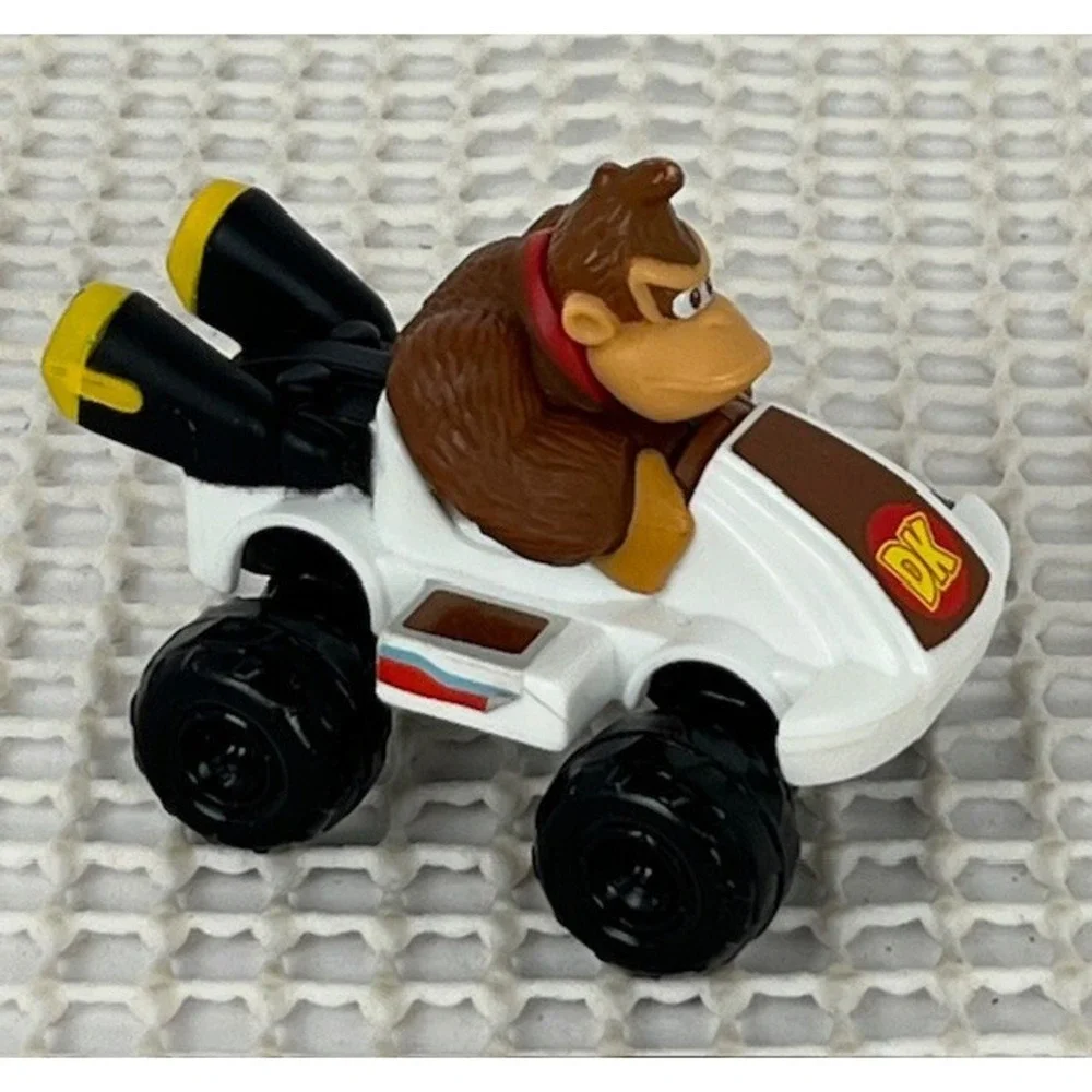 Donkey‎ Kong Kart Happy Meal Toy McDonalds 2024 White 3 inch DK Mario kart